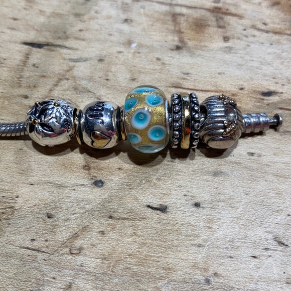 Sterling silver collection of 5 charms, unique set - Picture 8 of 9